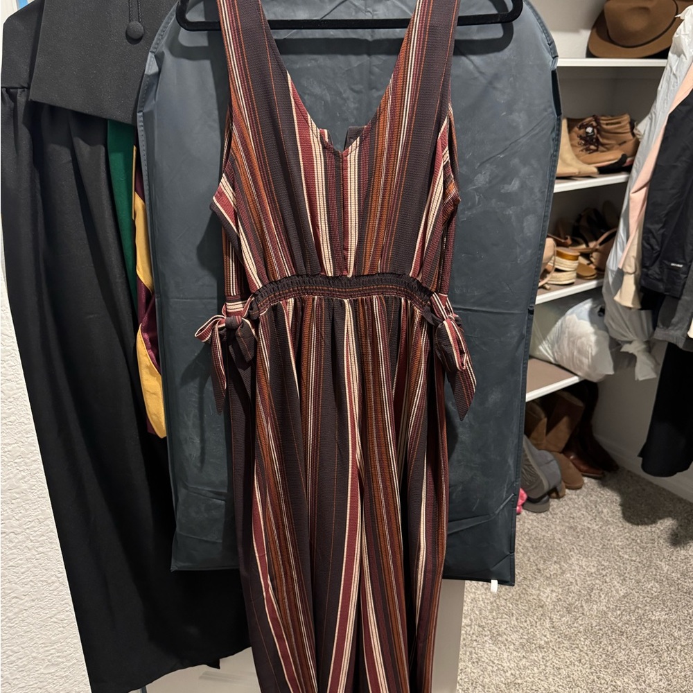 Xhilaration Multicolor Striped Maxi Dress
